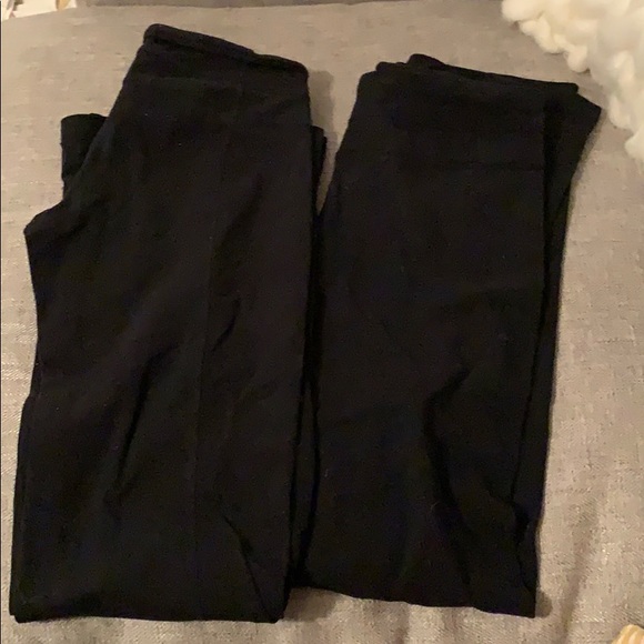 Two pairs of lululemon yoga pants